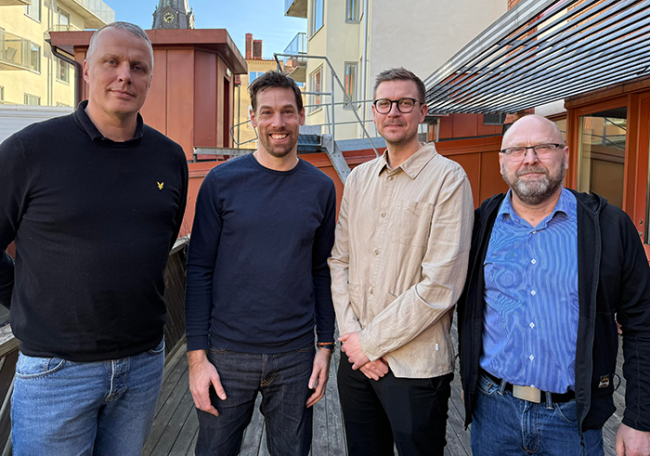 Group picture of four men.